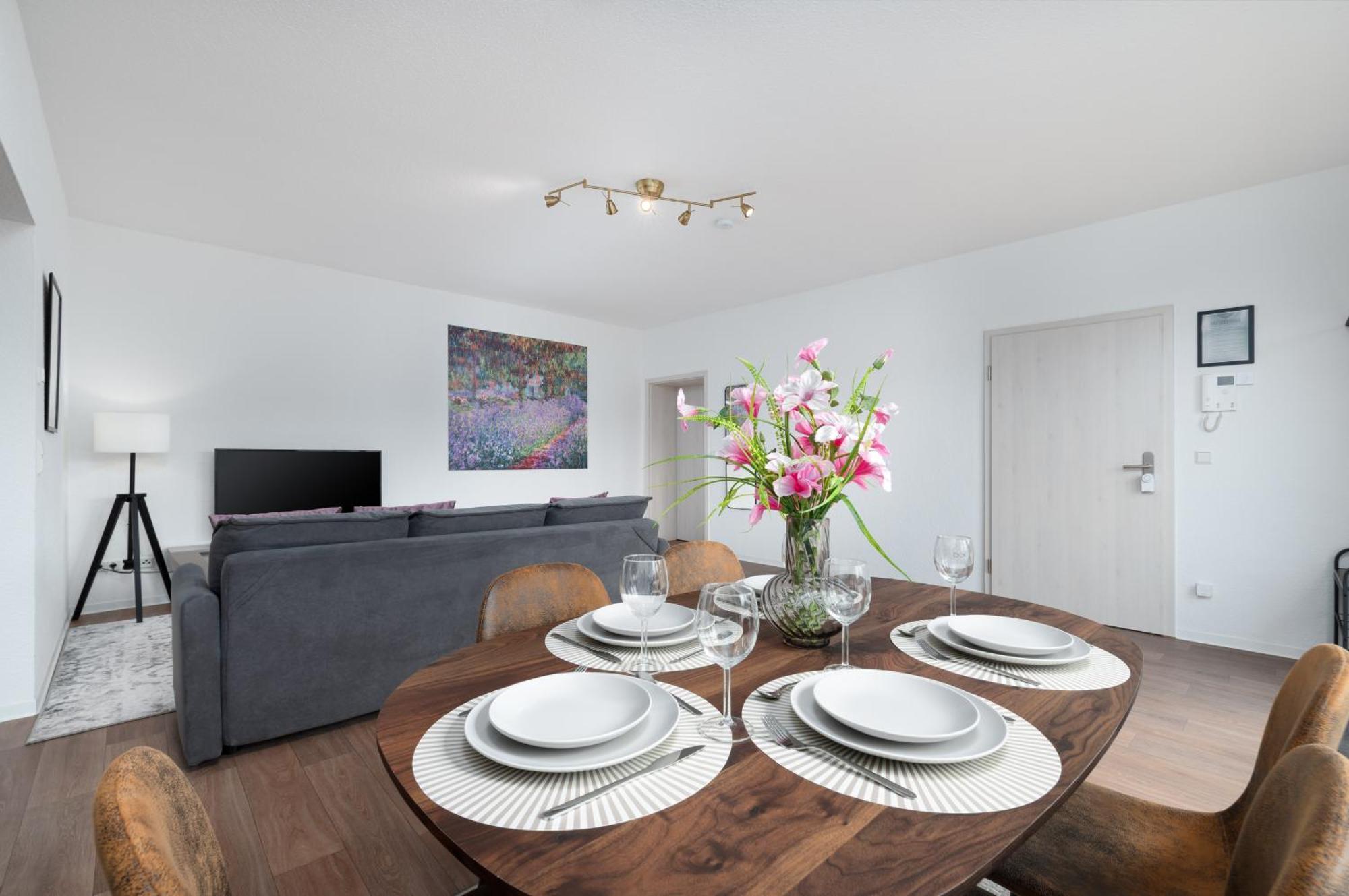 Design-Wohnung, Altstadt, Parkplatz, Netflix Кведлинбург Экстерьер фото