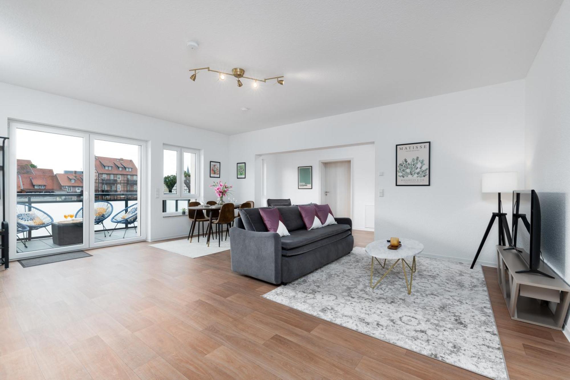 Design-Wohnung, Altstadt, Parkplatz, Netflix Кведлинбург Экстерьер фото